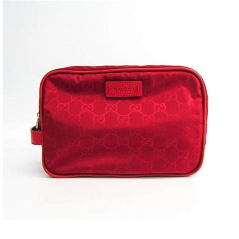 gucci red cosmetic bag 510338k28an|GUCCI® US Official Site .